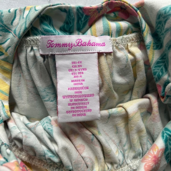 Tommy Bahama Floral Loose Fit Frill Strap Sun Dress - Picture 6 of 9